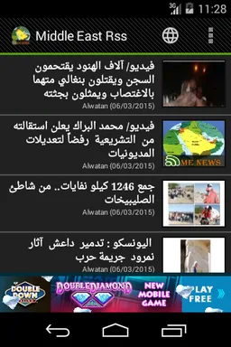 Middle East Rss screenshot 2