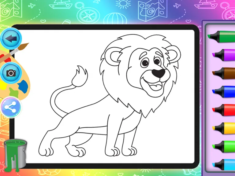 EZ Coloring App for Kids screenshot 2
