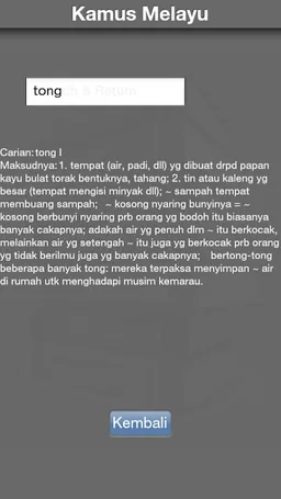 Malay Dictionary screenshot 5