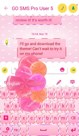 Candy Keyboard screenshot 2