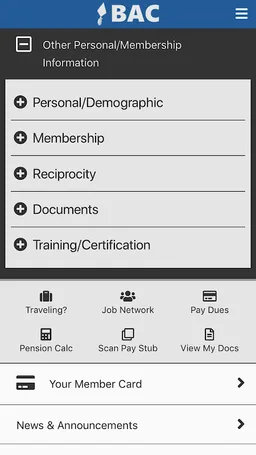 BACMobile screenshot 1