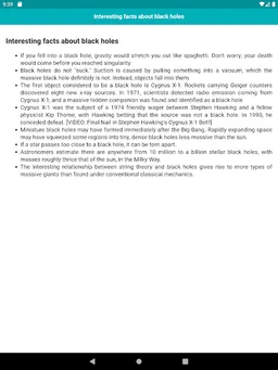 Introductory Black hole screenshot 1