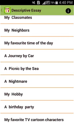 English Essay screenshot 5