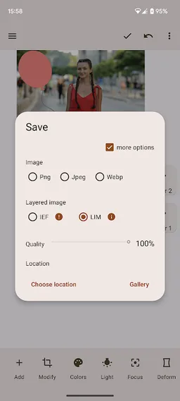 Oojao multi layer photo editor screenshot 3