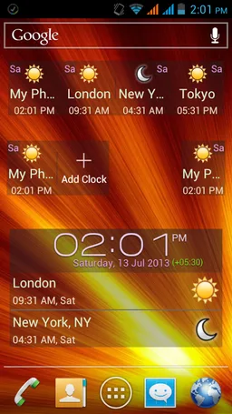 Digital World Clock Widget screenshot 3