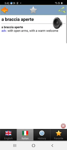 Italian dict screenshot 6