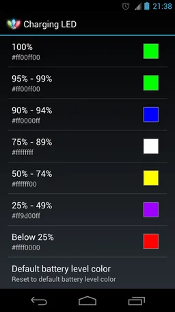 Charging LED screenshot 6