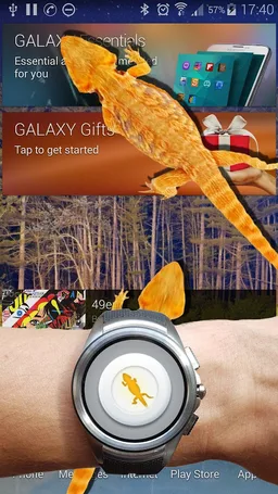 Lizard in phone funny joke screenshot 11