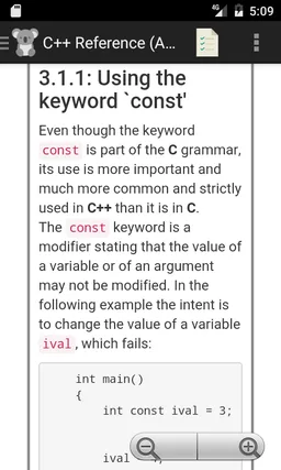 C++ Language Reference screenshot 6