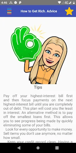 How to Get Rich. Advice screenshot 3