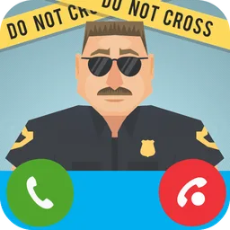 Police Kids Fake Call Prank icon