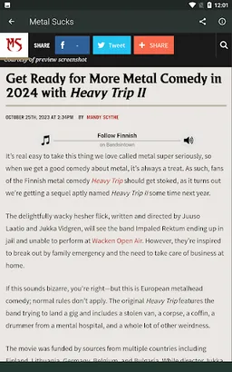 The Metal Source - Heavy News screenshot 3