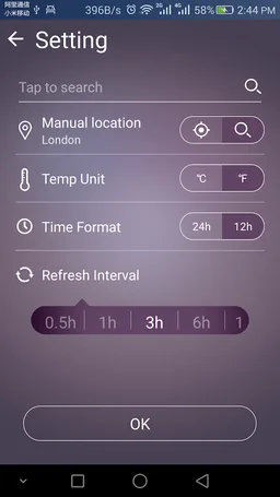 Multifunctional Weather Clock screenshot 5