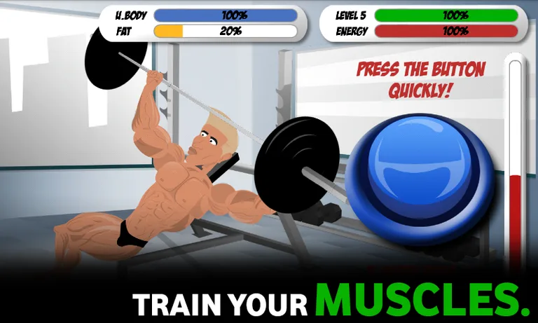 Bodybuilding and Fitness game - Iron Muscle screenshot 1