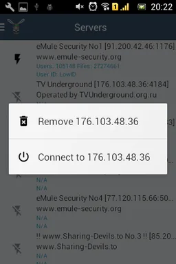 Mule on Android screenshot 2