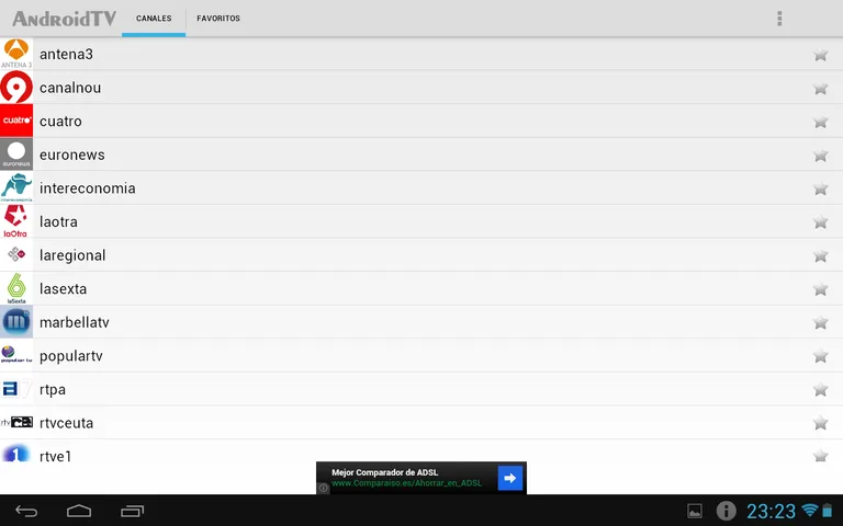 AndroidTV screenshot 1