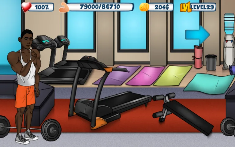 Iron Muscle 2 - Bodybuilding and Fitness game screenshot 5
