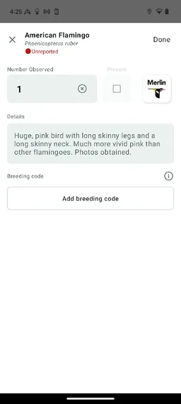 eBird by Cornell Lab screenshot 4
