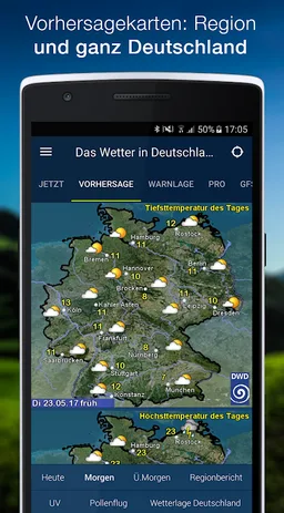 The Weather in Germany: Radar, weather warnings screenshot 5