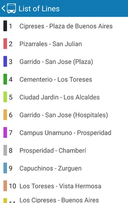 Salamanca Bus screenshot 3
