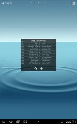 Hockey Livescore Widget screenshot 3