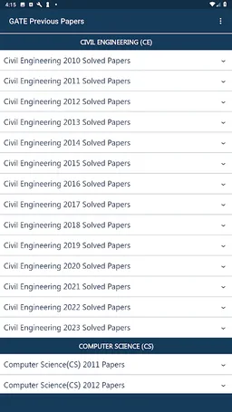 GATE Previous Papers screenshot 4