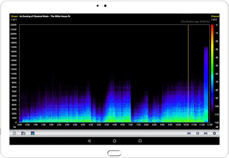Aspect Pro - Spectrogram Analyzer for Audio Files screenshot 1
