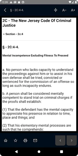 NJ Laws, New Jersey Code screenshot 1