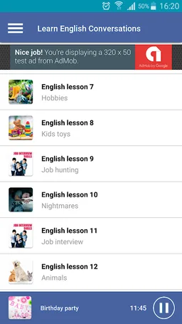 Learning English Conversation - English Speaking screenshot 3