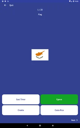 Countries of the World - quiz screenshot 6