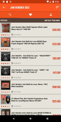 popsike.com screenshot 4