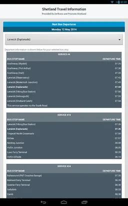 Shetland Travel Information screenshot 12