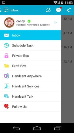 Handcent SMS screenshot 1