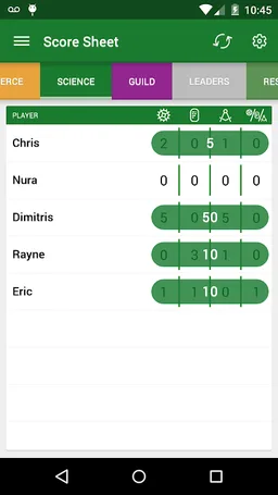 7 Wonders Score Sheet screenshot 13