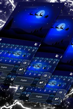 Santa Keyboard Theme screenshot 1