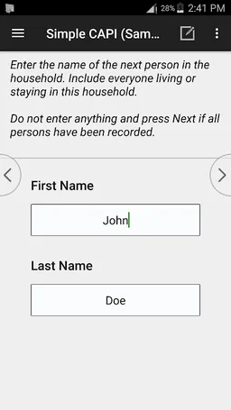 CSEntry CSPro Data Entry screenshot 3