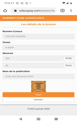Douanes du Sénégal screenshot 3