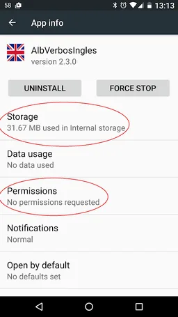 Alb English Verbs - DEMO screenshot 4