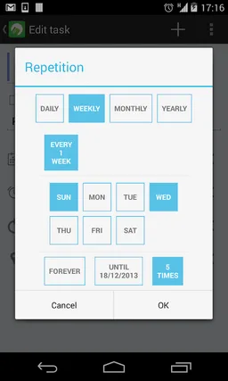 Tudu - Tasks & ToDo list (free version) screenshot 5