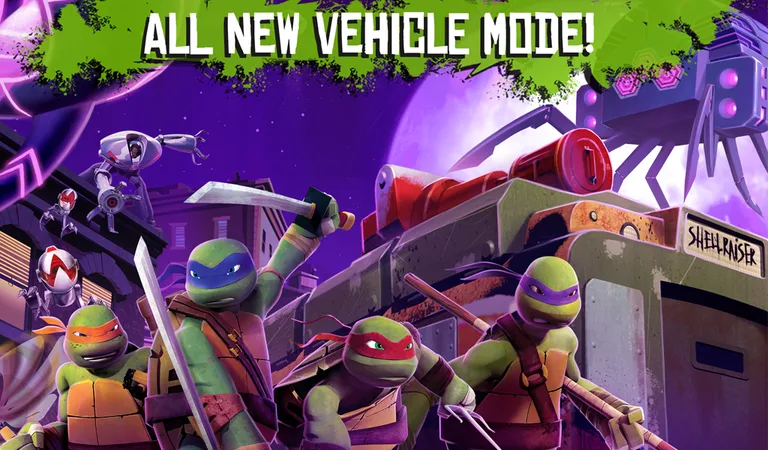 TMNT: ROOFTOP RUN screenshot 1