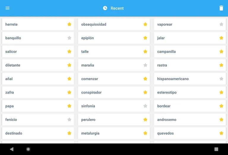 VOX Spanish Language Thesaurus screenshot 14