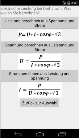 Elektrische Leistung Berechnen screenshot 7