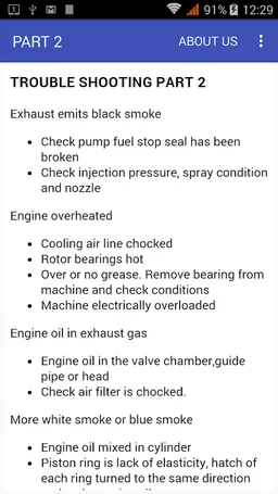 Engine Trouble Shooting screenshot 4