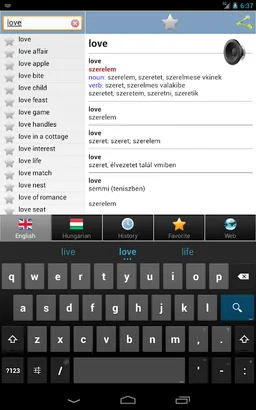 Hungarian dict fordito szotar screenshot 10