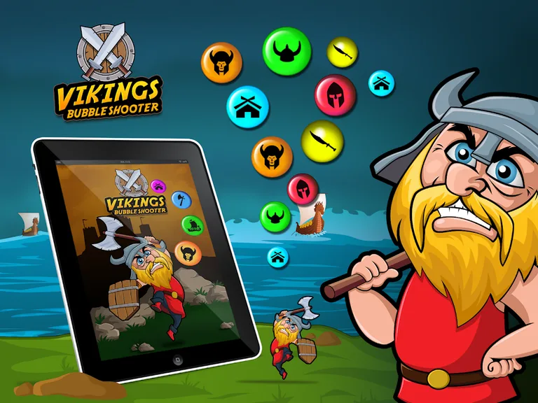 Vikings Bubble Shooter screenshot 3