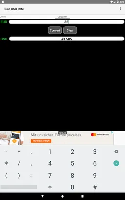 Euro / USD Rate screenshot 8