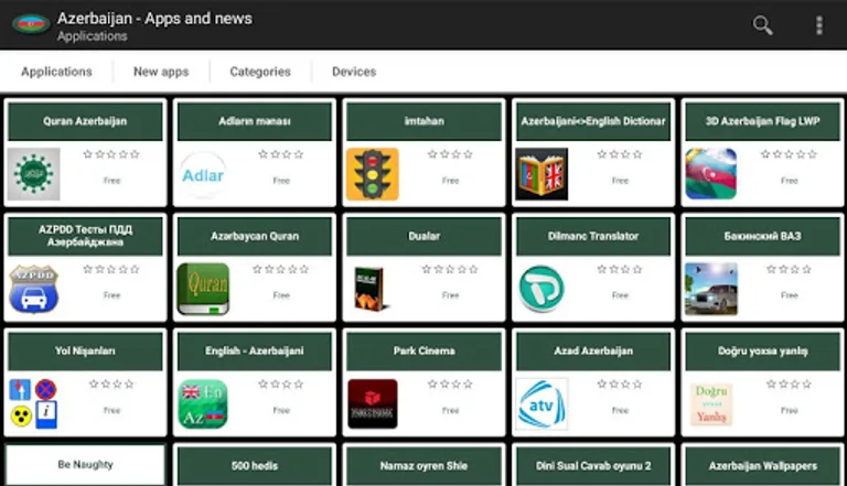 Azerbaijani apps and games screenshot 1