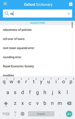 Oxford Dictionary of Economics screenshot 6
