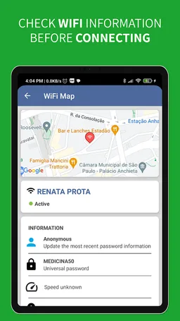 WiFi Finder Passwords - Map screenshot 2