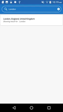 Weather forecast app screenshot 3